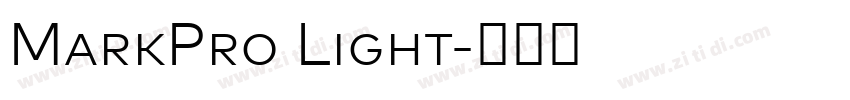 MarkPro Light字体转换